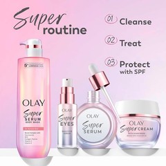 Olay Super Cream with Sunscreen SPF 30, Lightweight Face Moisturizer with Sun Pr