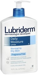 Lubriderm Daily Moisture Fragrance Free Lotion, For Normal To Dry Skin – 16 Fl O