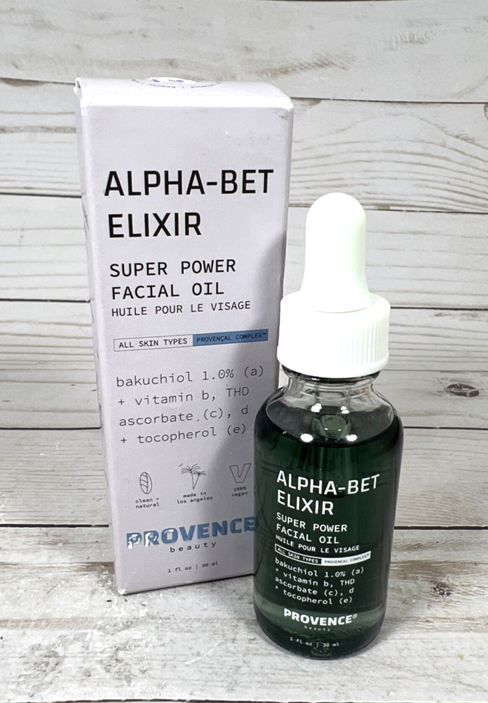Alpha-Bet Elixer Provence Beauty Super Power Face Skin Facial Oil 1oz
