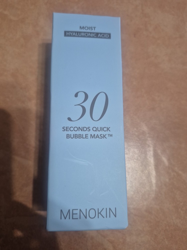 MENOKIN 30 Seconds Quick Bubble Mask Moist Hyaluronic Acid 95ml Made In Korea