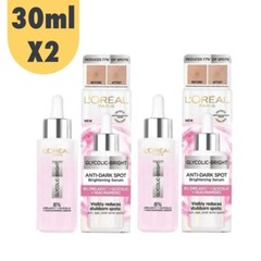 L&rsquo;Oreal Paris Glycolic Bright Instant Glowing Serum8% Melasyl Brightness 30ml X2