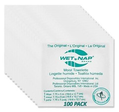 100CT Hand Cleansing Pre-Moistened Refreshing Handynap Wet Naps Moist Towelettes