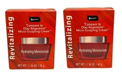 Lot Of 2 b.pure Micro-Sculpting Cream Revitalizing 1.36 oz