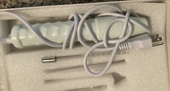 Pure NuDerma White Corded Professional High Frequency Skin Therapy Wand