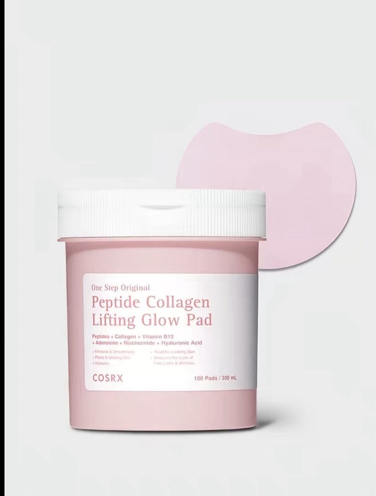COSRX Pink Peptide Collagen Lifting Glow Pad Firming & Anti-Aging 300ml