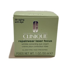 Clinique Repairwear Laser Focus Wrinkle Correcting Eye Cream 1.0 oz/30 ml, NIB