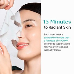 Turnover Mask c-PDRN – Salmon DNA Sheet Masks for Firming, Hydration & Repair