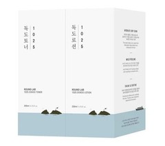NIB Round LAB 1025 Dokdo Toner + Dokdo Lotion Set 6.76 oz each