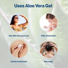 Aloe vera gel – Thickened & concentrated || Natural || Free Shipping 32oz