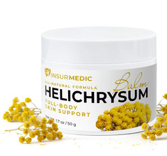 Helichrysum Essential Oil Balm – Helichrysum Italicum Cream for Veins Bruises Ac