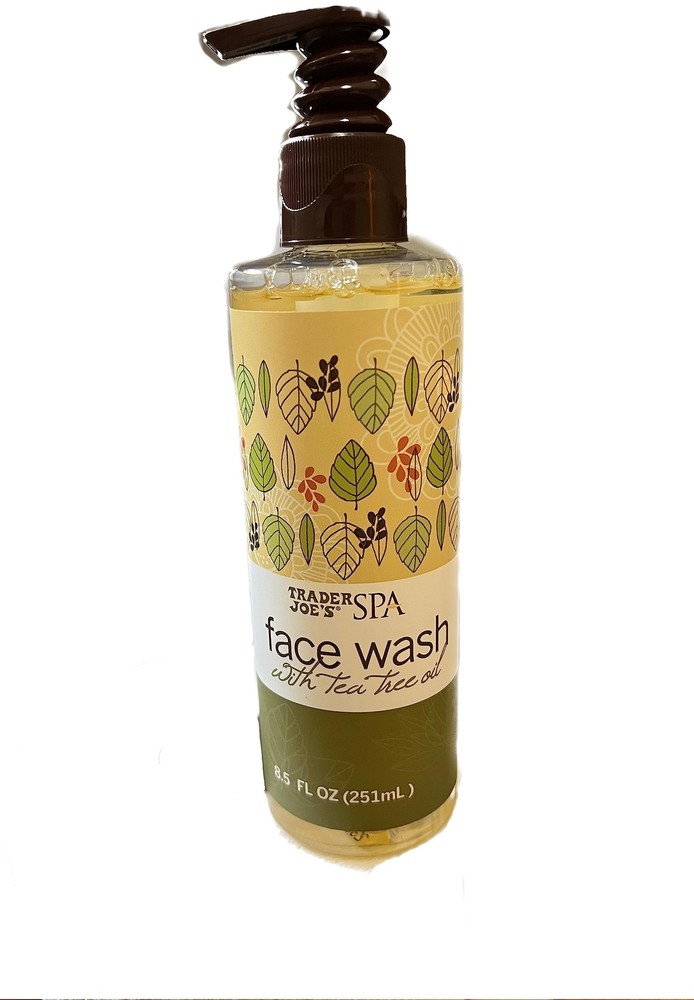 Trader Joe&rsquo;s SPA Face Wash with Tea Tree Oil 8.5 Fl Oz Skin Cleaning Agent
