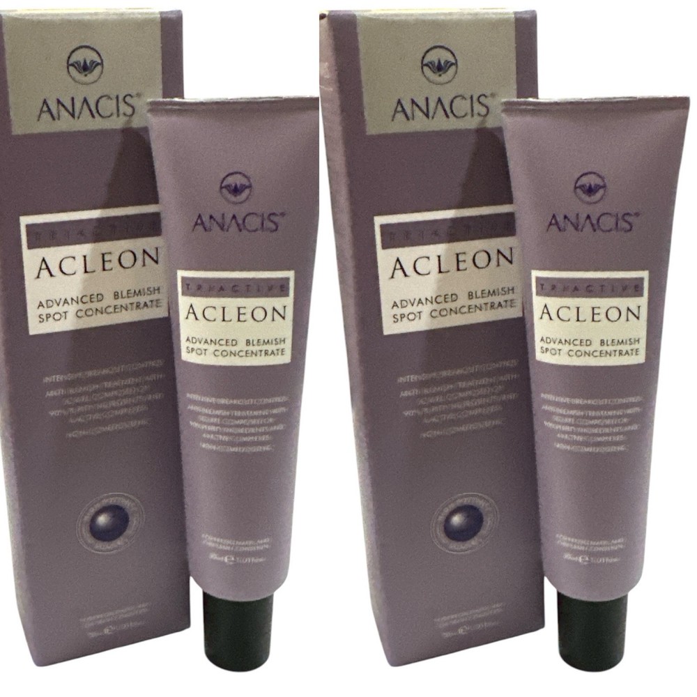 Anacis Triactive Acleon Advanced Blemish Spot Concerate 1.01 oz Lot Of 2