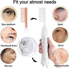 Máquina de varita de alta frecuencia con 7 tubos diferentes (multicolor) NUEVO