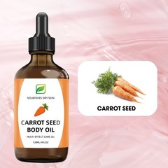 Pure Carrot Seed Oil – Deeply Hydrating Oil for Dry Skin & Relaxing Massage