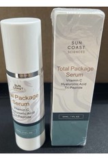 Sun Coast Science Total Package Serum, Vitamin C, Hyaluronic Acid, 1 Ounce
