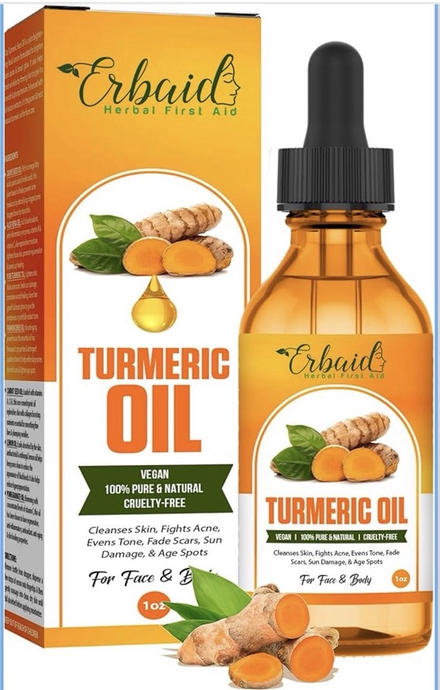 Turmeric Oil – Dark Spot Facial Serum for Face & Body – Natural Skin Brightening