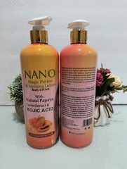 2X Nano Magic Portion Lightening Body Lotion 500ml With Natural Papaya Lot Of 2
