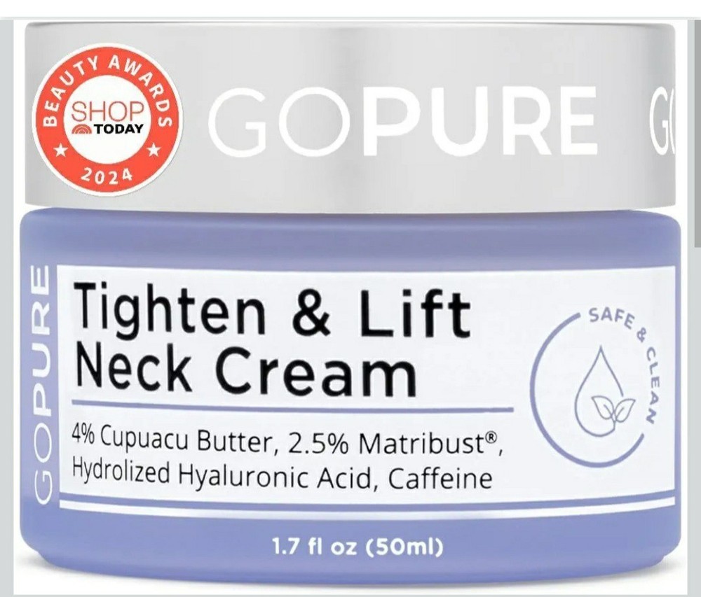 GoPure Tighten & Lift Neck Cream, 1.7 oz Go Pure Beauty Ex: 12/28 100% AUTHENTIC