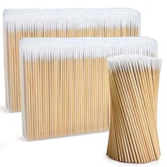 800Pcs Pointed Cotton Swabs in Storage Box – Precision 800PCS, white