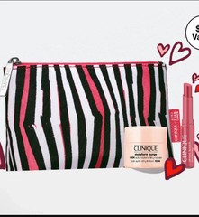 Clinique 3 Piece Gift Set Moisture Surge 100h Moisturizer + Pink Honey Lipstick