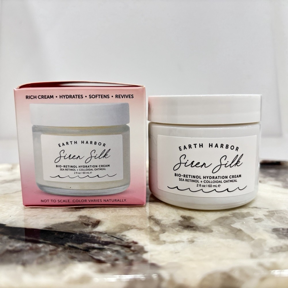 Earth Harbor Siren Silk Bio-Retinol Hydration Cream 2oz/60mL NEW