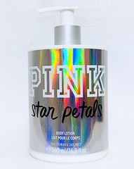 1 Victoria&rsquo;s Secret Pink STAR PETALS Body Lotion Cream Moisture Pump 16.9 oz