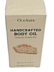 OceAura Handcrafted Body Oil Coconut Cream Pie 118 ml Hydrating Exp 6/2027
