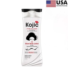 Kojic Brightening Body Lotion Skin Hydrating Whitening Cream, 500ml [USA Stock]