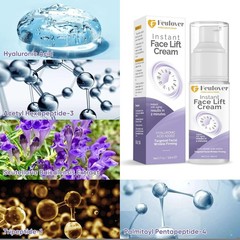 Instant Face Lift Cream, Tightens & Firms, Face & Neck, 1.7 oz