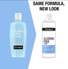 Neutrogena Alcohol-Free Gentle Daily Facial Toner, 8 Fl Oz (Pack of 1), Clear