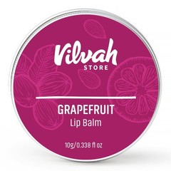 Vilvah Grapefruit Lip Balm for Dry, Chapped & Cracked Lips | 10g