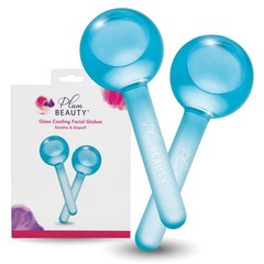 Plum Beauty Facial Ice Globes – Cooling Massage Tools for Refreshing Skincare Ro