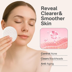 Glycolic Acid 20% Resurfacing Pads (50 Count), Exfoliating Peel Pads for Face, S