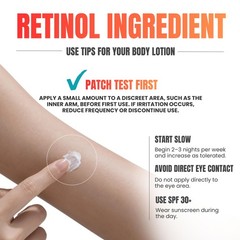 Alozera Firming Body Lotion with Retinol & 16.9 Ounce (Pack of 2), White