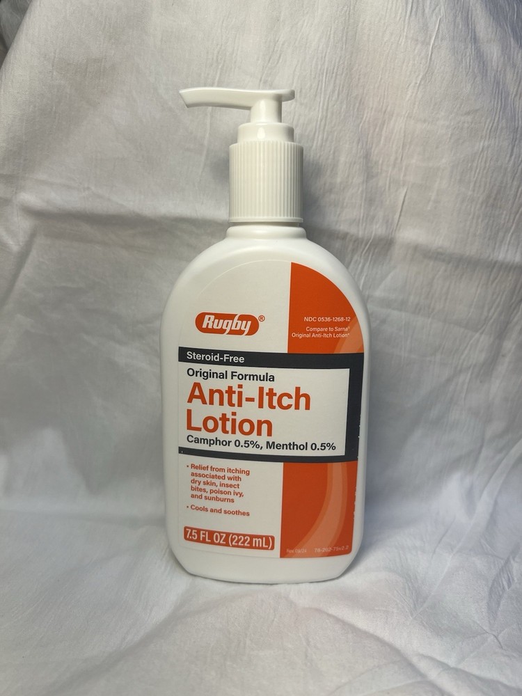 Rugby Anti-Itch Lotion compare to Sarna Original Anti-Itch Lotion 7.5oz Exp04/2