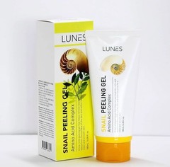 LUNES SNAIL PEELING GEL AMINO ACID COMPLEX HELPS REMOVE DEAD SKIN 6.08 FL OZ 180
