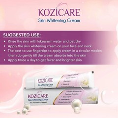 3 X Kozicare Kojic Acid Cream Glutathione with Niacinamide Dark Spot Tan Removal