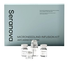 Sealed Seranova Microneedling Infusion Kit Anti-Aging Solution 1 Month Supply