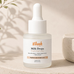 Vilvah Milk Drops Brightening Fades Dark Serum Suitable for All Skin Types 20ml