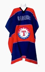 Texas Rangers Unisex Adult One Size Zarape Serape Poncho NWOT