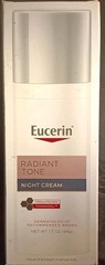 2 EUCERIN DARK SPOT CORRECTOR RADIANT TONE NIGHT CREAM WITH THIAMIDOL!! 1.7oz X2