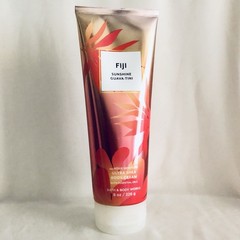 BBW Fiji Sunshine Guava-tini 8oz Body Cream Full Size Tropical Summer Scent NEW