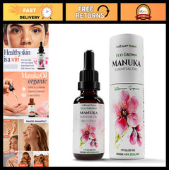 100% Pure Manuka Oil – Therapeutic Essential Oil for Wound Care, Skin & Scalp He