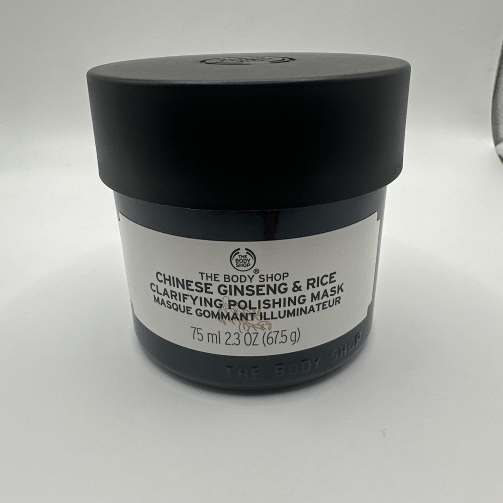 THE BODY SHOP Chinese Ginseng & Rice Clarifying Polishing Mask 2.3 oz NEW