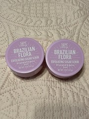Spa Luxury Brazilian Flora Exfoliating Sugar Scrub Dragonfruit Lychee 5oz