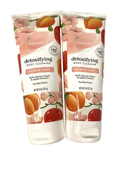 2 day logic detoxifying body cleanser kaolin clay 8 oz each apricot peach apple