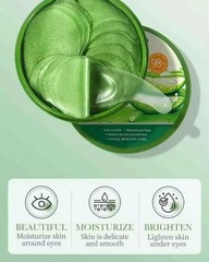 60Pcs Aloe Vera Collagen Eye Mask Anti Dark Circles Bags Moisturizing Anti-Wrin