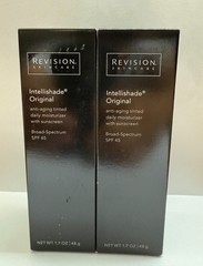 new 2 pack Revision Intellishade Original Tinted Moisturizer SPF 45, 1.7 oz