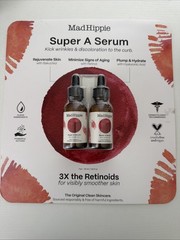 Mad Hippie Super A Serum – 2 x 1.02 fl oz Retinoid + Bakuchiol Anti-Aging Serum