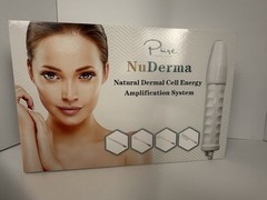 NuDerma Clinical Skin Therapy Wand High Frequency 4 Fusion Applicators NEW